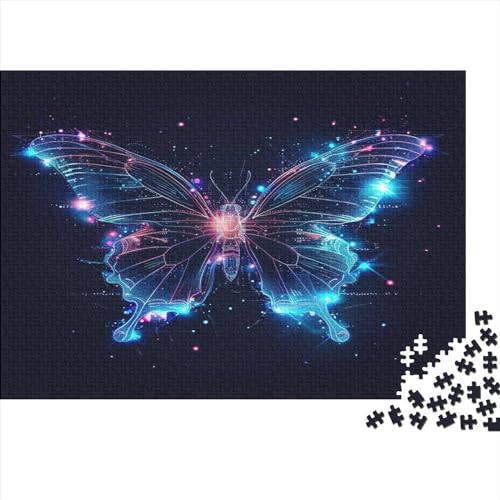 Schmetterling Puzzle 1000 Teile Erwachsene, Puzzlespiel Jigsaw Puzzles Erwachsenen Puzzlespiel Puzzel 1000pcs (75x50cm) von AVBBGERII