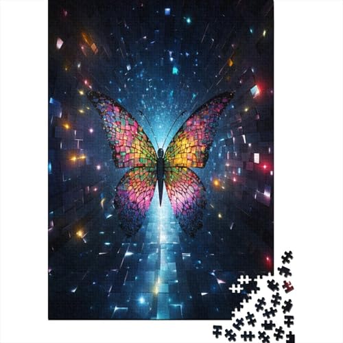 Schmetterling Puzzle 1000 Teile Erwachsener Kniffel Spaß Für Die Ganze Familie - Abwechslungsreiche 1000 Puzzleteilige Motive Puzzle Erwachsene, Puzzel 1000pcs (75x50cm) von AVBBGERII