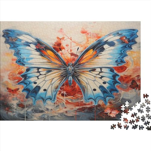 Schmetterling Puzzlespiel 1000 Teile Puzzles Für Erwachsene Lernspiel Herausforderung Spielzeug 1000 Teile Puzzles Für Erwachsene Kinder Erwachsenen Puzzlespiel Puzzel 1000pcs (75x50cm) von AVBBGERII