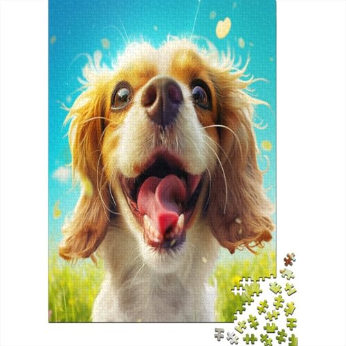 Schwanzer Hund Puzzle 1000 Teile,Puzzlespiel Für Erwachsene,Impossible Puzzle,Puzzle GesKükenlichkeitsspiel Für Die Ganze Familie, Geschenke Für Männer/Frauen Erwachsenen Puzzel 1000pcs (75x50cm) von AVBBGERII