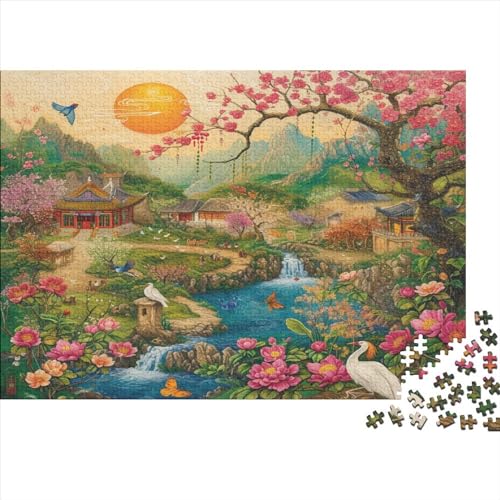 Vogel Puzzlespiel 1000 Teile Puzzle Für Erwachsene Und Kinder Ab 14 Jahren, Erwachsenen Puzzlespiel Puzzel 1000pcs (75x50cm) von AVBBGERII