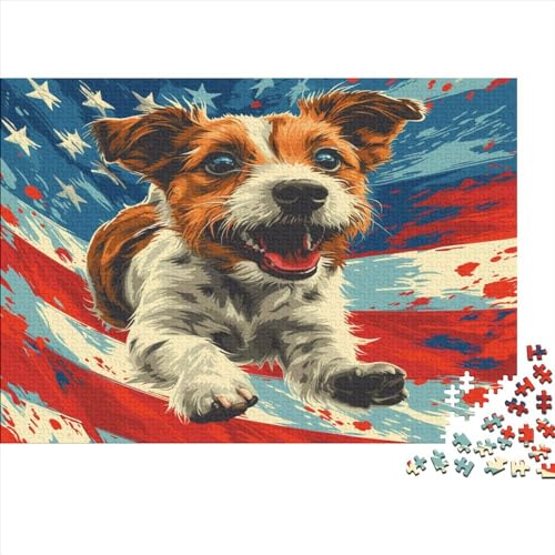 Westie 1000 Stück Puzzles Für Erwachsene Teenager Stress Abbauen Familien-Puzzlespiel Mit Poster in 1000-teiliges Puzzle Kinder Lernspiel Spielzeug Geschenk Puzzel 1000pcs (75x50cm) von AVBBGERII