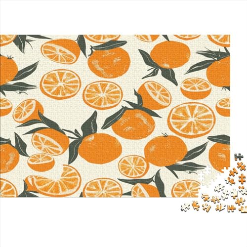 Zitronen und Orangen Puzzle 1000 Teile Puzzles Für Erwachsene Lernspiel Herausforderungsspielzeug 1000-teilige Puzzlespiel Für Erwachsene Kinder Puzzel 1000pcs (75x50cm) von AVBBGERII