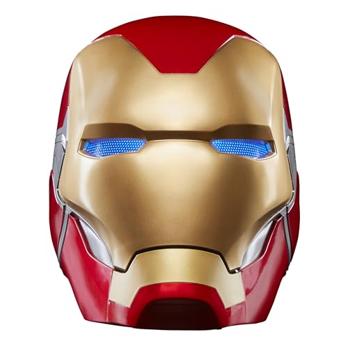 Avengers Marvel Legends Series Iron Man elektronischer Premium Helm mit Lichteffekten, Endgame Rollenspielartikel für Erwachsene von AVENGERS