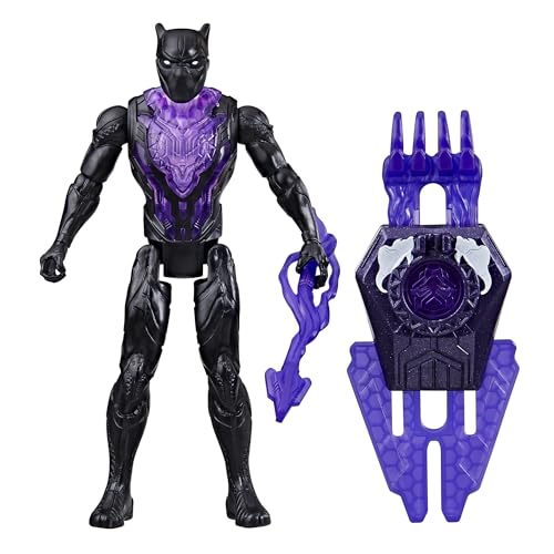 Avengers Marvel VenomVersus Epic World of Action Anti-Venom Black Panther Figur mit Battle Gear Zubehör, 4 Zoll (10 cm) Super Hero Toys, 4+ von AVENGERS