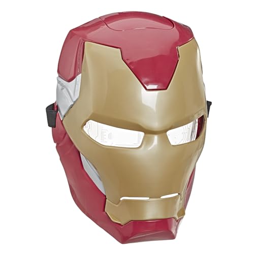 Marvel Avengers Iron Man Elektronische Maske mit coolen Lichteffekten, für Rollenspiele als Tony Stark und als originelle Kostümidee, Rosso von Marvel