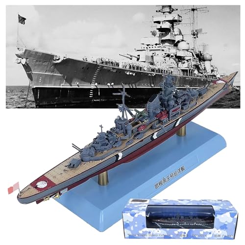 AVMLWEPA 1:1000 Deutscher Schwerer Kreuzer Prinz Eugen, Simulations-Kriegsschiffmodell, klebstofffreie Farbtrennung, fertige Ornamente, militärische Hobby-Sammlungsgeschenke von AVMLWEPA