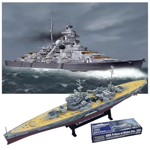 AVMLWEPA 1:1000 Schlachtschiff der britischen Marine HMS Prince of Wales, Modelllegierungsrumpf, statische Schiffsornamente, Hobby-Sammlung, Geschenk von AVMLWEPA