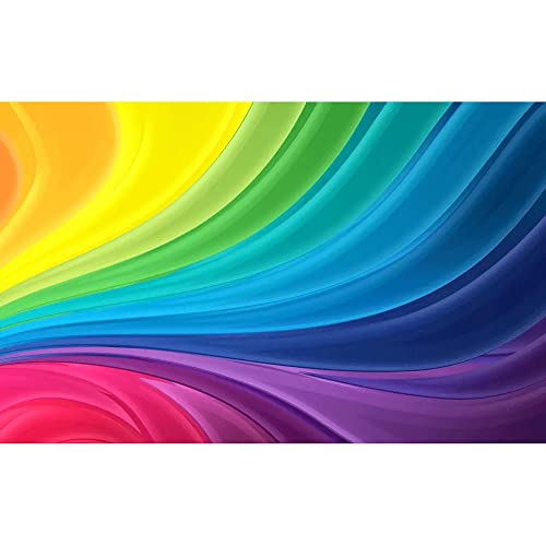 Lustiges und einfaches Verlaufspuzzle 500–6000 Teile mit coolem Regenbogen-Effekt, Pastellfarbe, Retro-Puzzle für Erwachsene (Farbe: D, Größe: 5000 Teile Puzzle) von AVVEL