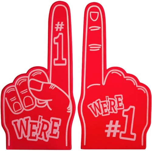 AVZYARDY 1PCS große Handhandschuhe Victory Gesture No. 1 Games Cheer Gloves Cartoon Giant Cheering No von AVZYARDY