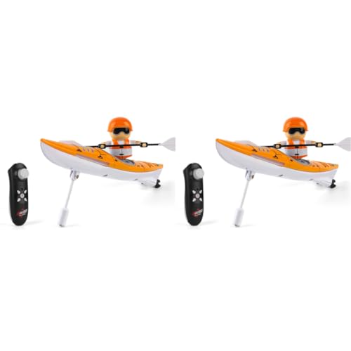 AVZYARDY 2,4 GHz ferngesteuertes Boot RC Kajak Boot Sommer Wasserspielzeug für Kinder (Orange) von AVZYARDY