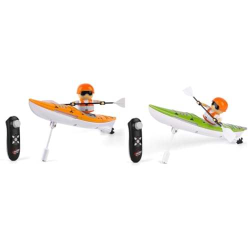 AVZYARDY 2,4 GHz ferngesteuertes Boot RC Kajak Boot Sommer Wasserspielzeug für Kinder (Orange) von AVZYARDY