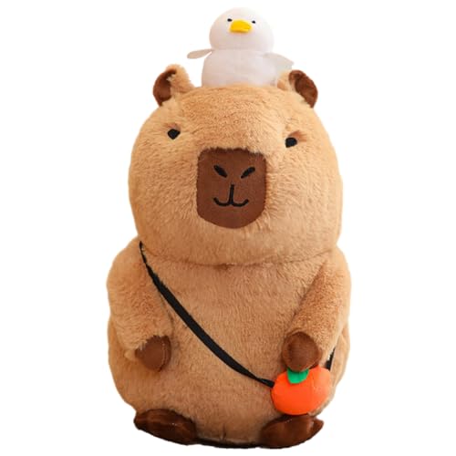 AVZYARDY 20 cm Tiere Capybara Stofftier Kawaii Plüschtier Niedliche Puppe Simulation Capibara Anime Flauschiges Spielzeug Kuscheltiere Weiche Puppe Plüsch Niedliche Kuscheltiere Weiche Puppe von AVZYARDY