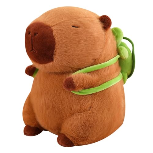 AVZYARDY 23 cm/33 cm Capybara-Puppen, Geburtstagsgeschenke, realistische weiche Capybara-Spielzeuge, niedliche ausgestopfte Plüschtiere, Spielzeug, Heimdekoration für Kinder über 6 Jahren von AVZYARDY