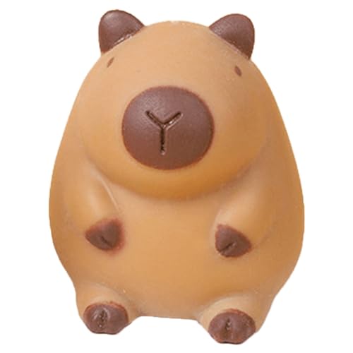 AVZYARDY Capybara Langsam Rebound Spielzeug Stressabbau Lustiges Tier Squeeze Spielzeug Weiche Niedliche Capybara Form Squeeze Ball Erwachsene Kinder Spielzeug von AVZYARDY