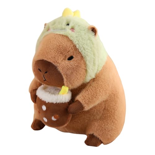 AVZYARDY Cartoon-Tierpuppe, niedliches Capybara-Plüschtier, weiches Capybara-Plüschtier, einzigartiges braunes Plüschtier, 30 cm, Capybara-Stofftier, Geschenke, Heimdekoration für Mädchen un von AVZYARDY