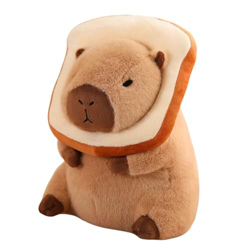 AVZYARDY Cartoon-Tierpuppe, süßes Capybara-Plüschtier, Simulation Capybara-Plüschpuppe, einzigartige braune Plüschpuppe, 30 cm, Capybara-Stofftier, Geschenke, Heimdekoration für Kinder von AVZYARDY