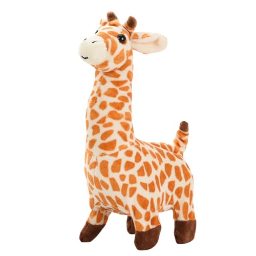 AVZYARDY Gehende Giraffe, interaktives elektronisches Haustier mit Geräuschen und Bewegungen, Musikalische Stoffgiraffe, Musikspielzeug, Giraffe, Stofftier, Babyspielzeug, Geburtstagsgeschen von AVZYARDY