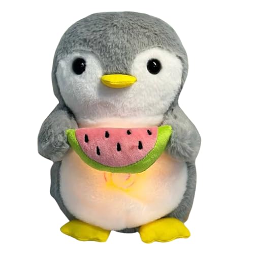 AVZYARDY Niedlicher Pinguin-Stofftier-Baby-Soundmaschine mit Musiklichtern, rhythmische Atembewegung, Schlafmusik-Spielzeug, Baby-Schlafschnuller, for Neugeborene von AVZYARDY