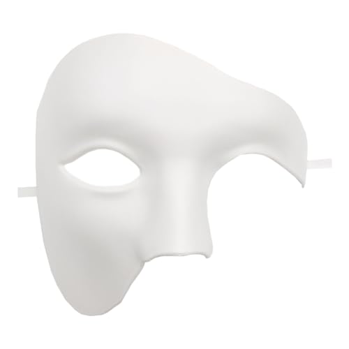 AVZYARDY Phantom Oper Halbgesichtsmaske Phantom Oper Herren Maskerade Halbgesichtsmaske Abschlussball Party Nachtclub Maske Karneval Einäugiges Halbgesicht Phantommaske Karnevalszubehör für von AVZYARDY