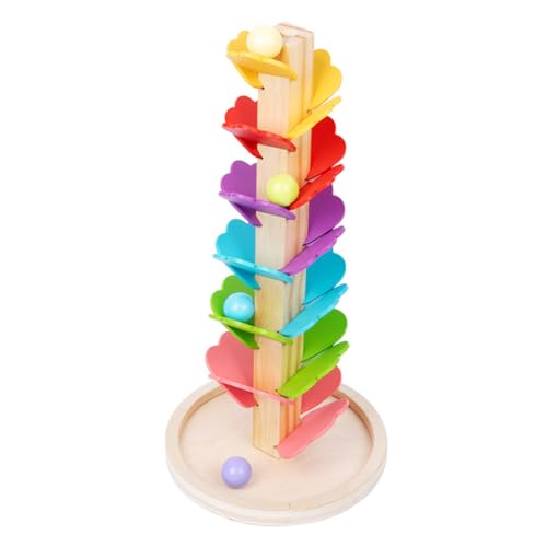 AVZYARDY Regenbogen Musikalischer Baum Bausteine ​​Spielzeug Holzkugel Drop Spielzeug Montessori Spielzeug Lernspielzeug für Kinder Jungen und Mädchen Geschenke von AVZYARDY