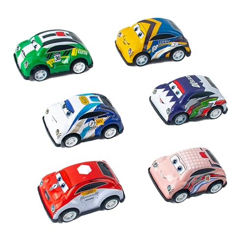 AWAVM 6 Stück Pullback Diecast Spielzeugautos Baby Boy Spielzeugauto 12-18 Monate, Geburtstag Junge Geschenke für 1 2 Jahre Alte Jungen für Jungen Mädchen Kinder Geburtstag Party Tüten Fillers von AWAVM