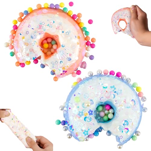 AWAVM Doughnuts Squishy, Donut Taba, Kekse, Squishy, Fufu Squishy, Stressabbau, Oreo Toys, Taba-Set für Kinder und Erwachsene, entspannende Geschenke für Haus und Büro, 2 Stück von AWAVM