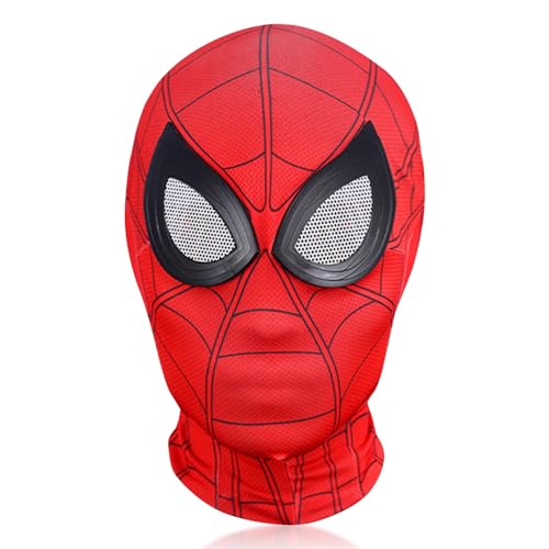 AWAVM Spider Man Maske 3D Druck Lycra Erwachsene Maske Filme Thema Cosplay Kostüme Halloween Weihnachten von AWAVM