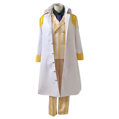 AWDOAJOI Cosplay-Kostüm, Anime, Borsalino, Umhang, Shirt-Set, Halloween-Party, Anzüge (3XL) von AWDOAJOI