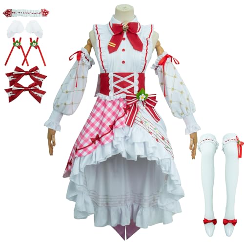 AWDOAJOI Cosplay-Kostüm, Anime, Damenrock, Kleid, Uniform, Halloween, Party-Outfit (XS) von AWDOAJOI