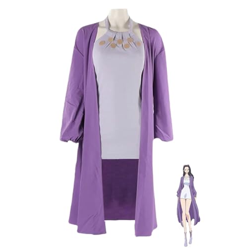 AWDOAJOI Cosplay-Kostüm, Anime, Nico Robin für Damen, Rock, Kleid, Halloween, Party, Uniform, Anzüge (Größe M) von AWDOAJOI