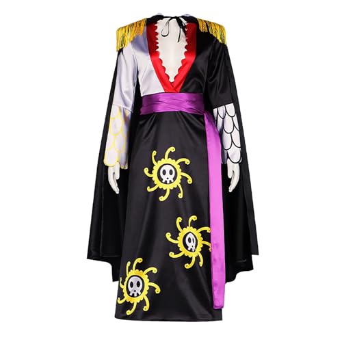 AWDOAJOI Cosplay-Kostüm, Anime-Boa-Hancock-Kleid, Umhang, Anzüge, Halloween-Party-Outfits, Größe L von AWDOAJOI