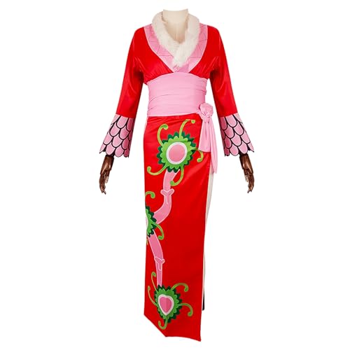 AWDOAJOI Cosplay-Kostüm, Anime-Boa-Hancock-Kleid, Umhang, Cheongsam-Outfits, Halloween-Party-Anzüge (Rock-Anzug, Größe XX-Large) von AWDOAJOI