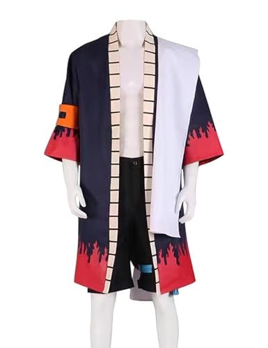 AWDOAJOI Cosplay-Kostüm Ace Cloak Shorts, Uniform, Anime, Halloween, Party, Anzüge mit Cowboyhut (Kleidung, klein) von AWDOAJOI