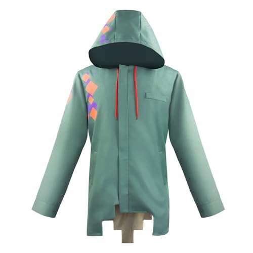 AWDOAJOI Cosplay Kostüm Anime Nagito Komaeda Grün Hoodie Jacke Uniform Halloween Party Anzug (Größe M) von AWDOAJOI