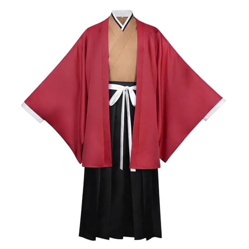 AWDOAJOI Cosplay Kostüm Anime Tsugikuni Yoriichi Kimono Uniform Halloween Party Unisex Anzüge (Größe M) von AWDOAJOI