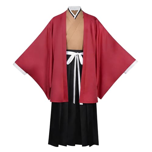 AWDOAJOI Cosplay Kostüm Anime Tsugikuni Yoriichi Kimono Uniform Halloween Party Unisex Anzüge (XX-Large) von AWDOAJOI