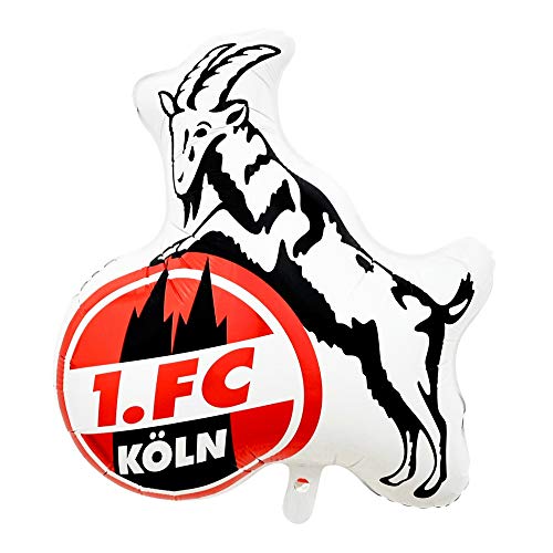 1. FC Köln Folienballon - Logo - mit Helium befüllbarer Ballon Luftballon - Plus Lesezeichen I love Köln von Buosha