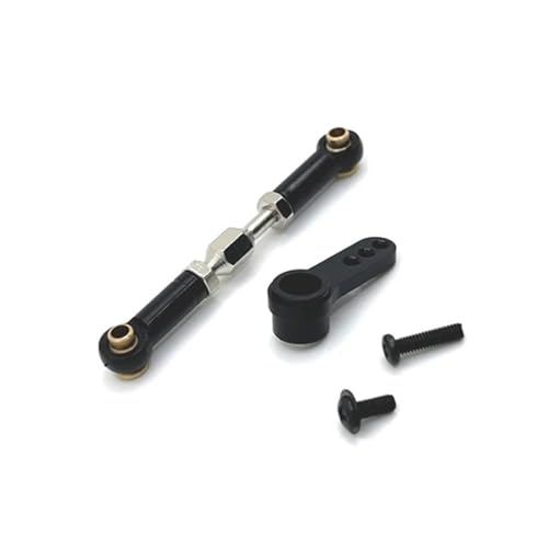 AWGSRZIU Metall 25T Servo Arm Horn Lenkung Linkstange kompatibel mit 1/16 RC -Auto -Upgrade -Teile H16 16207 16208 16209 16210 Zubehör(Black) von AWGSRZIU