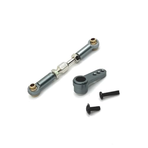 AWGSRZIU Metall 25T Servo Arm Horn Lenkung Linkstange kompatibel mit 1/16 RC -Auto -Upgrade -Teile H16 16207 16208 16209 16210 Zubehör(Titanium) von AWGSRZIU