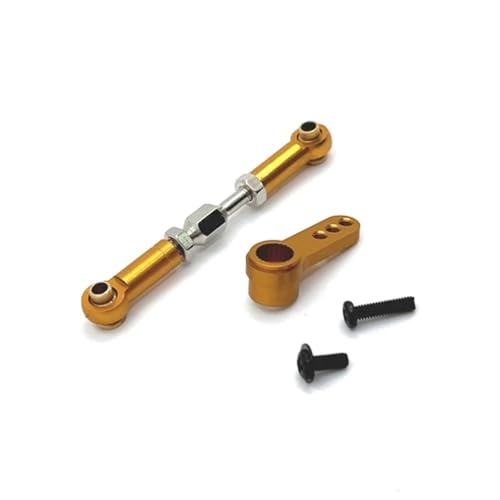 AWGSRZIU Metall 25T Servo Arm Horn Lenkung Linkstange kompatibel mit 1/16 RC -Auto -Upgrade -Teile H16 16207 16208 16209 16210 Zubehör(Yellow) von AWGSRZIU