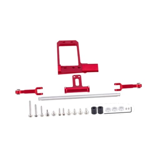 ＡＷＨＡＯ 1/10 RC Crawler Mount 1/10 Servo Kit Der Vollen Hydraulischen Lenkung für 1/10 Vanquish, Rot von ＡＷＨＡＯ