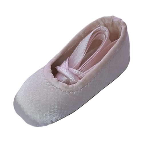 ＡＷＨＡＯ 1/4 Doll Ballet Schuhe Puppenschuhe Elegante handgefertigte DIY -Puppenspielzeug, Puppenzubehör Doll Dress -up -Spielzeug zum Herstellen von, Rosa von ＡＷＨＡＯ