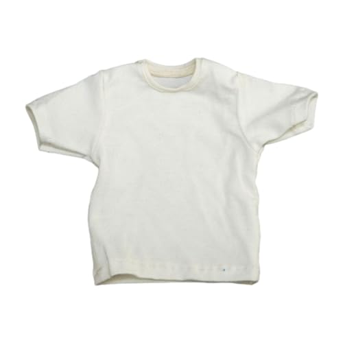 AWHAO 1/6 Damen T Shirt Kostüm Miniatur Kleidung Kurze Ärmel für 12 Zoll Dress Up Puppenmodell Damen Herren Figuren Zubehör, Weiß AWHAO 1/6 Damen T Shirt Kostüm Miniatur Kleidung Kurze Ärmel für 12 Zoll Dress Up Puppenmodell Damen Herren Figuren Zubehör, Weiß von AWHAO