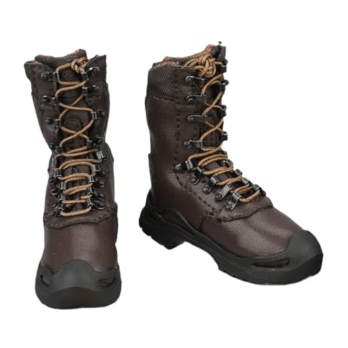 ＡＷＨＡＯ 1/6 Skala Mid Calf Stiefel Niedrige Fersenstiefel für 12 '' Männliche Puppen Figurenzubehör von ＡＷＨＡＯ