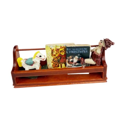 ＡＷＨＡＯ 1:12 Puppenhaus Miniaturmöbel Mini Display Regal Rack Holzmöbel für Balkon von ＡＷＨＡＯ