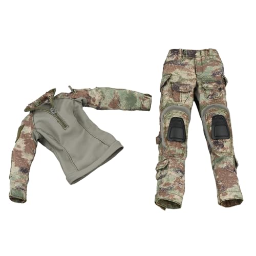 ＡＷＨＡＯ 1:6 Actionfigur Uniform Miniatur Uniform Mantelhose Modell Komplettset Weiches von ＡＷＨＡＯ