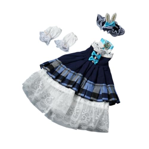 ＡＷＨＡＯ 1:6 BJD Puppen Lolita Kleid. Machen Sie Ihre Eigenen Puppen. Pädagogisch für Kinder. Verkleiden Sie Sich, Partykleid für 11,81 Zoll Action Figuren Pup, Blau von ＡＷＨＡＯ