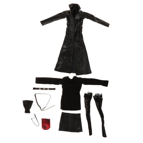 ＡＷＨＡＯ 1:6 Damen Lederjacke Set Damen Outfit 12'' Actionfiguren Ankleiden von ＡＷＨＡＯ