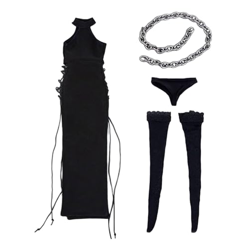 ＡＷＨＡＯ 1:6 Weibliche Krawatte Up Kleid Set Stilvolle Frauen Kostüm 1/12 Action von ＡＷＨＡＯ